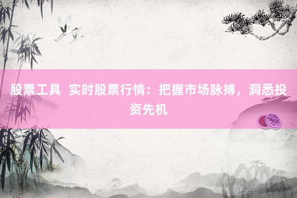 股票工具  实时股票行情：把握市场脉搏，洞悉投资先机