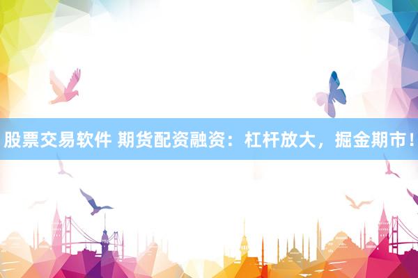 股票交易软件 期货配资融资：杠杆放大，掘金期市！